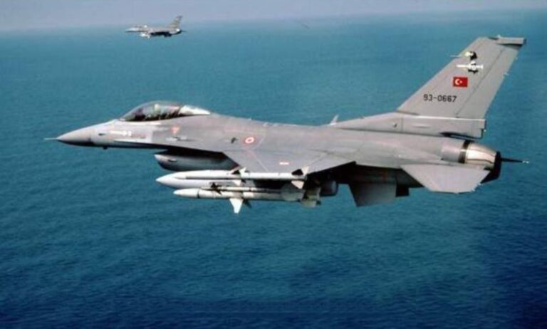 Υπερπτήση τουρκικών F-16 πάνω από το Αγαθονήσι