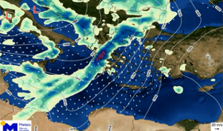 Κακοκαιρία σε δυο κύματα μέχρι τις 14 Δεκεμβρίου- Βροχές καταιγίδες και χιονοπτώσεις