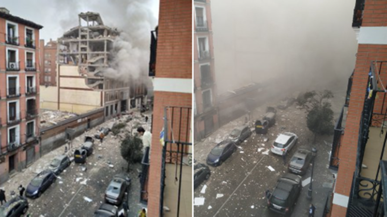 Μαδρίτη-έκρηξη: Τουλάχιστον 2 νεκροί και 8 τραυματίες