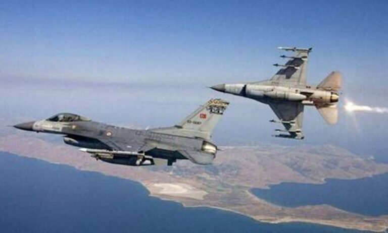 Αερομαχίες στο Αιγαίο: Υπερπτήσεις τουρκικών F- 16 πάνω από Οινούσσες και Παναγιά