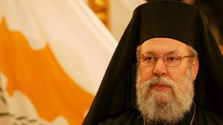 Τα Πρωτοχρονιάτικα κάλαντα άκουσε ο Αρχιεπίσκοπος Κύπρου