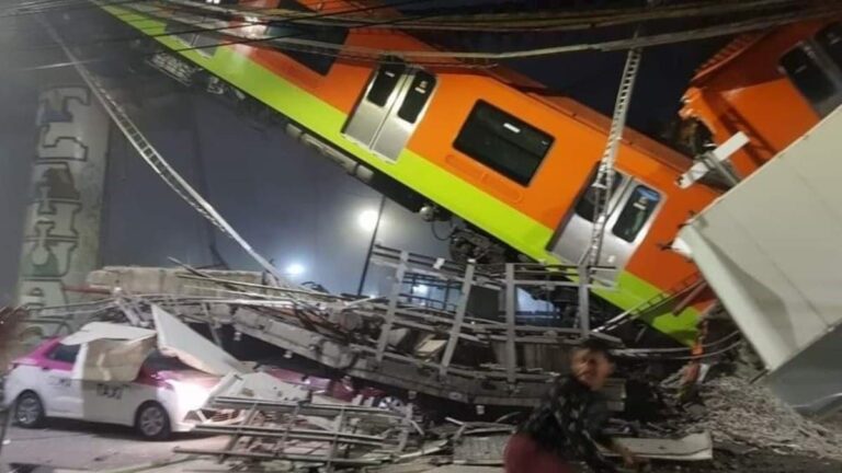 Μεξικό:Ανείπωτη τραγωδία με κατάρρευση γέφυρας του μετρό πάνω σε αυτοκίνητα, 20 νεκροί