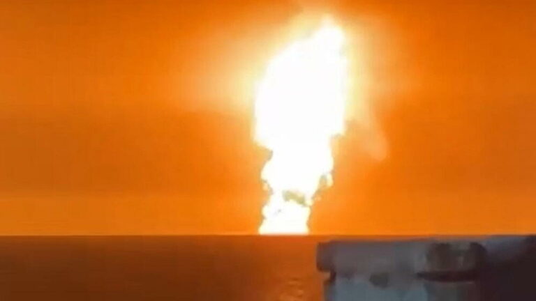 Αζερμπαϊτζάν: Ισχυρή έκρηξη στην Κασπία Θάλασσα (Βίντεο)