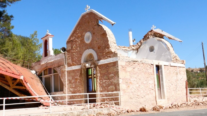 Κρήτη – Σεισμός: Αποτελέσματα αυτοψιών σε ιερούς ναούς