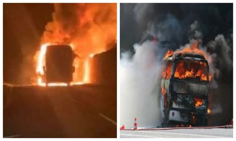 Tραγωδία στη Βουλγαρία: Λεωφορείο τυλίχτηκε στις φλόγες – Τουλάχιστον 45 νεκροί