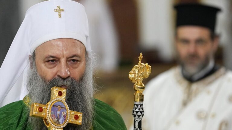 Θετικός στον κορωνοϊό ο Πατριάρχης των Σέρβων Πορφύριος