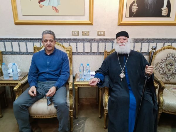 Συνάντηση Πατριάρχη Αλεξανδρείας με τον υπουργό Πολιτισμού της Αιγύπτου