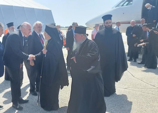 Στην Ελλάδα ο Οικουμενικός Πατριάρχης – Επίσκεψη σε Θεσσαλονίκη και Άγιος Όρος