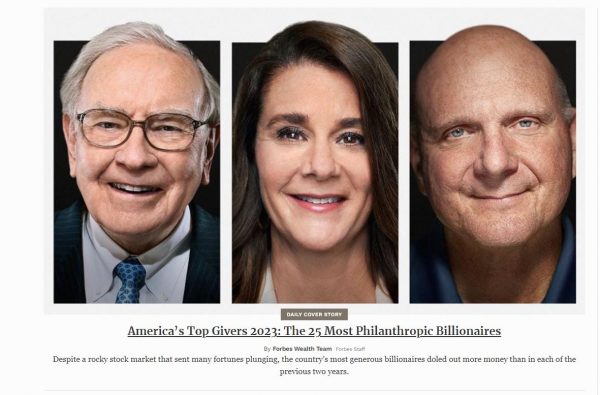 Oι πιο γενναιόδωροι δισεκατομμυριούχοι των Ηνωμένων Πολιτειών το 2022