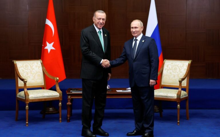 Ο Ερντογάν καλεί τον Πούτιν να αποφύγει οποιαδήποτε ενέργεια κλιμάκωσης της έντασης στον πόλεμο Ρωσίας – Ουκρανίας