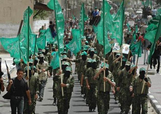 Χαμάς μια παλαιστινιακή ισλαμιστική μαχητική ομάδα που ιδρύθηκε στα τέλη της δεκαετία του 1980