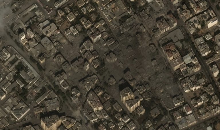 Λωρίδα της Γάζας: Φωτογραφίες από δορυφόρο δείχνουν ότι 40.000 κτίρια έχουν καταστραφεί