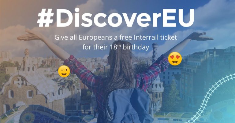 DiscoverEU: Δωρεάν ταξίδι σε όλη την Ευρώπη για περισσότερους από 36.000 νέους