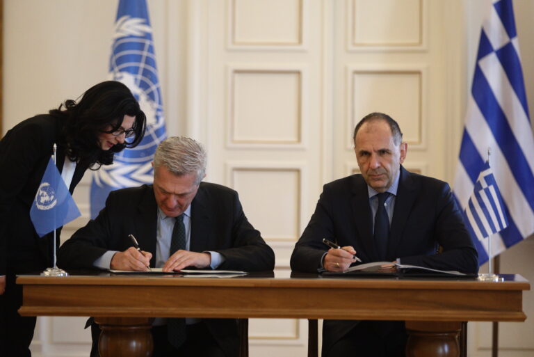 Γεραπετρίτης: «Συμφωνία Έδρας» με την Ύπατη Αρμοστεία των Ηνωμένων Εθνών