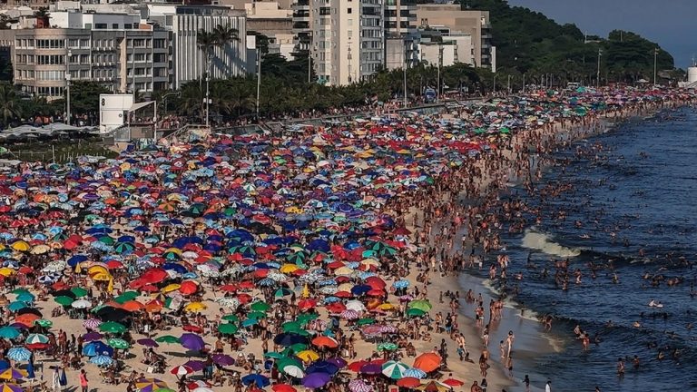 Βραζιλία: Ακραίος καύσωνας με 62,3 βαθμούς αισθητή θερμοκρασία στο Ρίο