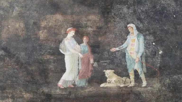Πομπηία: Ανακαλύφθηκε αίθουσα με τοιχογραφίες από τον Τρωικό Πόλεμο